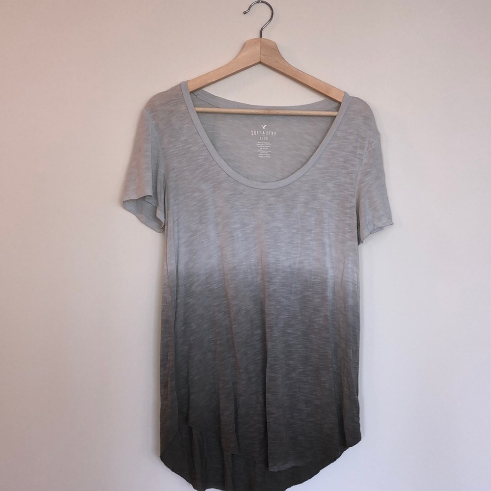 Ombré long super soft shirt